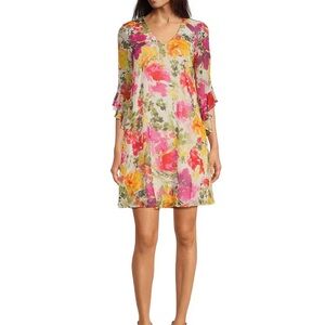 Calvin Klein Multicolor Floral Dress
